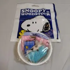 スヌーピー バスグッズセット 洗面器 ボディスポンジ タオル 入浴剤