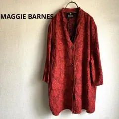 MAGGIE BARNES レッド ノーカラージャケット　タンクトップ付き