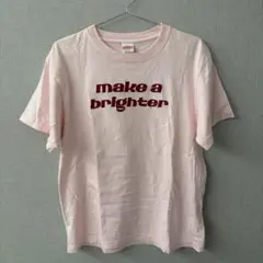 Kastane ピンク Tシャツ make a brighterのサムネイル