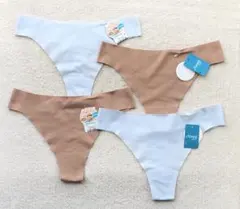 Triumph Sloggi ショーツ Ｌサイズ Tバック 水色/ブラウン 4枚