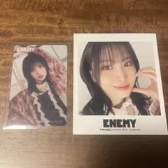 twice Enemy モモ 888 限定ステッカー　タワレコ　クリアトレカ