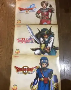 即購入OKドラクエフィッツクリアファイル 3枚組 非売品　ロッテ　コラボ　鳥山明