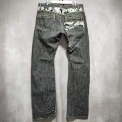 Y2K WILD KHAKIS ワイルドカーキス デニム ジーンズ 和柄 M - メルカリ