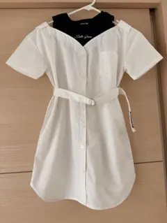SISTER JENNI ホワイト シャツワンピース 130cm