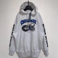 L灰【CHALLENGER】SNAKE HOODIE／新品タグ付／送料込のサムネイル