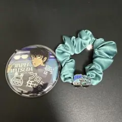 松田陣平 缶バッジ & ヘアゴム セット