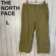 ノースフェイス レディース ワークパンツ 7部丈 茶系 L カーゴパンツ US