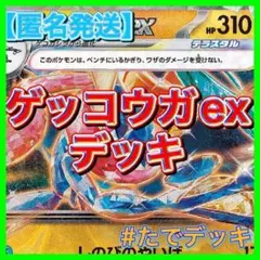 【24時間以内発送‼️】ゲッコウガexデッキ ゲッコウガデッキ 構築済みデッキ
