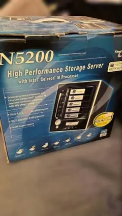 ジャンク品☆Thecus N5200 Pro NAS 5ベイ RAID