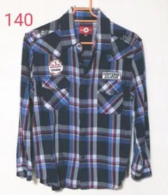 CONVERSE秋冬男の子チェックシャツ