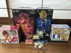 ドラゴンボール フィギュアセット 孫悟空スーパーサイヤ人4,ベジータ3 ミニ付き