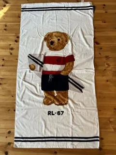 ラルフローレン ポロベア ビーチタオル ビッグ　タオルケット2枚セット