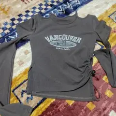 グレー 長袖Tシャツ Vancouver