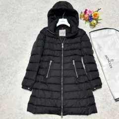 美品 モンクレール オロフィン ブラック サイズ00 ロングダウンコート