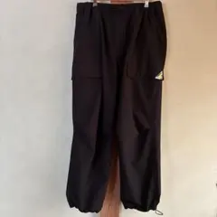 zara 黒 ワイドパンツ ウエストゴム