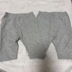 ユニクロ　グレー レギンス 2枚セット　80cm UNIQLO