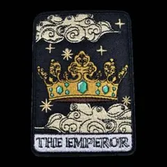 タロットNo.4【THE EMPEROR】刺繍アイロンワッペン