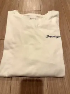 【美品】サタデーズ ニューヨーク メンズ　Tシャツ長袖 ホワイト 白色
