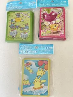 ポケモンカード デッキシールド 3種セットのサムネイル