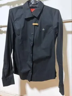 美品/vivienne westwood 長袖 シャツ ブラウス 黒のサムネイル