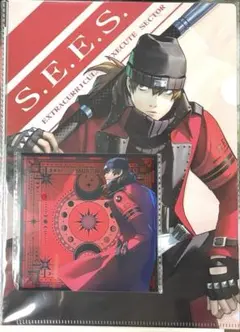 ペルソナ3 リロード くじ 荒垣真次郎 クリア色紙 クリアファイル