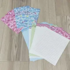 平成レトロ　便箋　封筒　レターセット