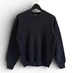 90s フルーツオブザルーム USA製 無地 スウェット 黒 A04