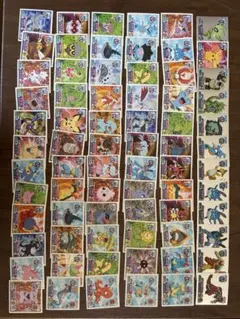 ポケモン ミニ図鑑カード23枚 まとめ売り当時物 カードダス ピカチュウ