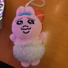 おぱんちゅうさぎ 可哀想に！ スシロー コラボ マスコット ぬいぐるみ サーモン
