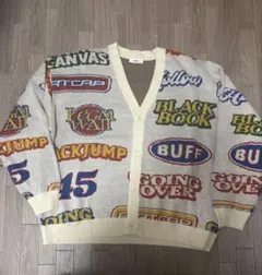 WEGO ロゴプリント カーディガン Lサイズ