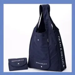 新品 DEAN＆DELUCA エコバッグ トートバッグ 岡山限定品 ネイビー