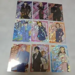 名探偵コナン キラキラ　クリア　カード　９枚セット