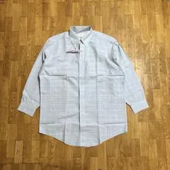 90〜00s Brooks Brothers BD チェック シャツ 水色 16