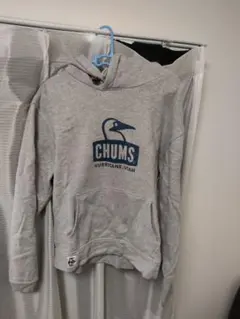 CHUMS 裏毛パーカー グレー S