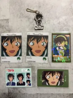 名探偵コナン 世良真純 6点セット 缶バッジ TCG グッズ まとめ売り