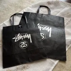 STUSSY ショップ袋 紙袋 ショッパー ブラウン - メルカリ