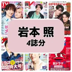 月刊ザテレビジョン 月刊TVガイド TVnavi 岩本照 切り抜き