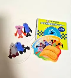 パペットスンスン スシローコラボ ステッカー クリアピック