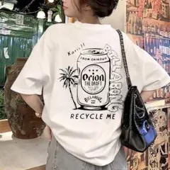 Orion 半袖Tシャツ ホワイト バックプリント