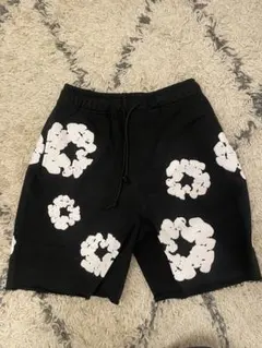 デニムティアーズ　ハーフパンツ　黒　S