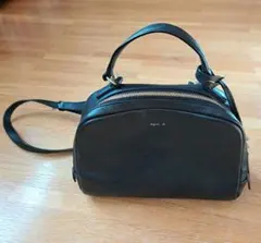 agnes b 2way ワンハンドル ボストンバッグ