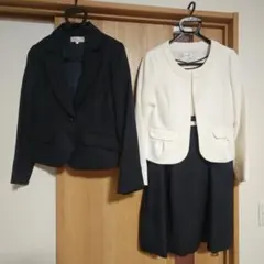 セレモニースーツ 3点セット ネイビー ホワイト15号