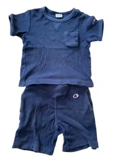 Champion Tシャツとショートパンツセット 110サイズ ネイビー