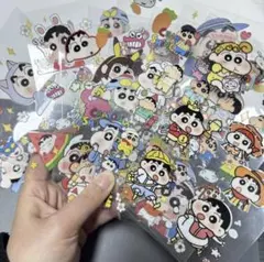 防水，高品質！クレヨンしんちゃん ステッカーセット8枚