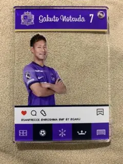 サンフレッチェ広島ラッキーBOX(カード風アクリルキーホルダー)野津田岳人選手