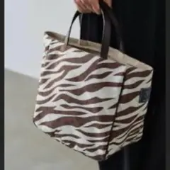 ラシットゼブラ柄トートバッグのサムネイル
