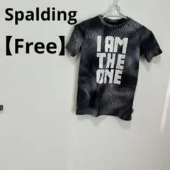 Spalding 【Free】半袖Tシャツ I AM THE ONE ブラック