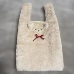 TULLY'S COFFEE タリーズ　ベアフルフラッフィーふわふわトートバッグ