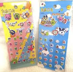 たまごっち　プチプチシール　2点セット　立体　ボンボンドロップシール好きに