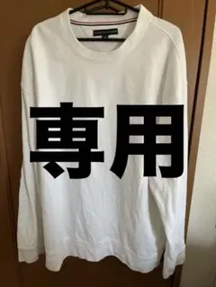 TOMMY HILFIGER ホワイト長袖トレーナー XL/XG